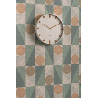 Nástenné hodiny Karlsson Grace KA5942WH (40 cm) - biele kovové